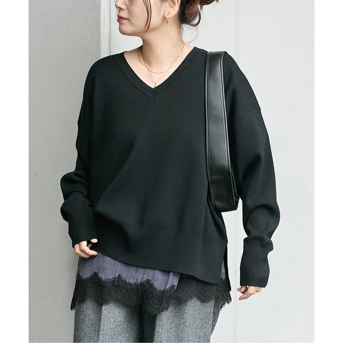 一部店舗限定》コットンストレッチ NEO2 ワイド長袖プルオーバー