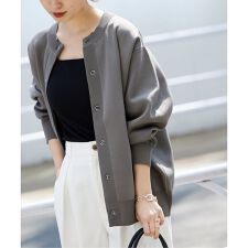 《WEB限定追加2》ウォッシャブルバナナスリーブカーディガン