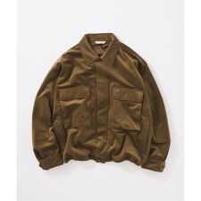 トリコット ベロア フェード BDU シャツジャケット