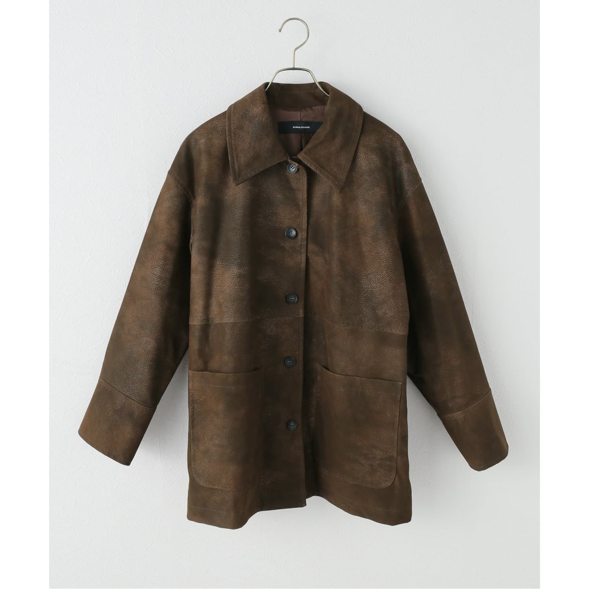 フロックフェイクレザーカバーオール | ジャーナルスタンダード