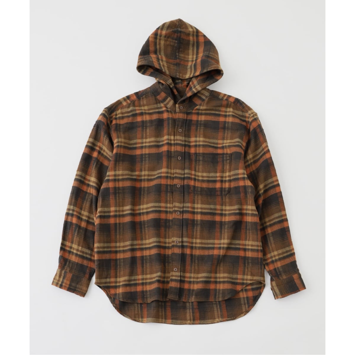 [}C]ts(s) / eB[GXGX Laid Back Plaid Hooded SH/W[iX^_[hiJOURNAL STANDARDj uE
