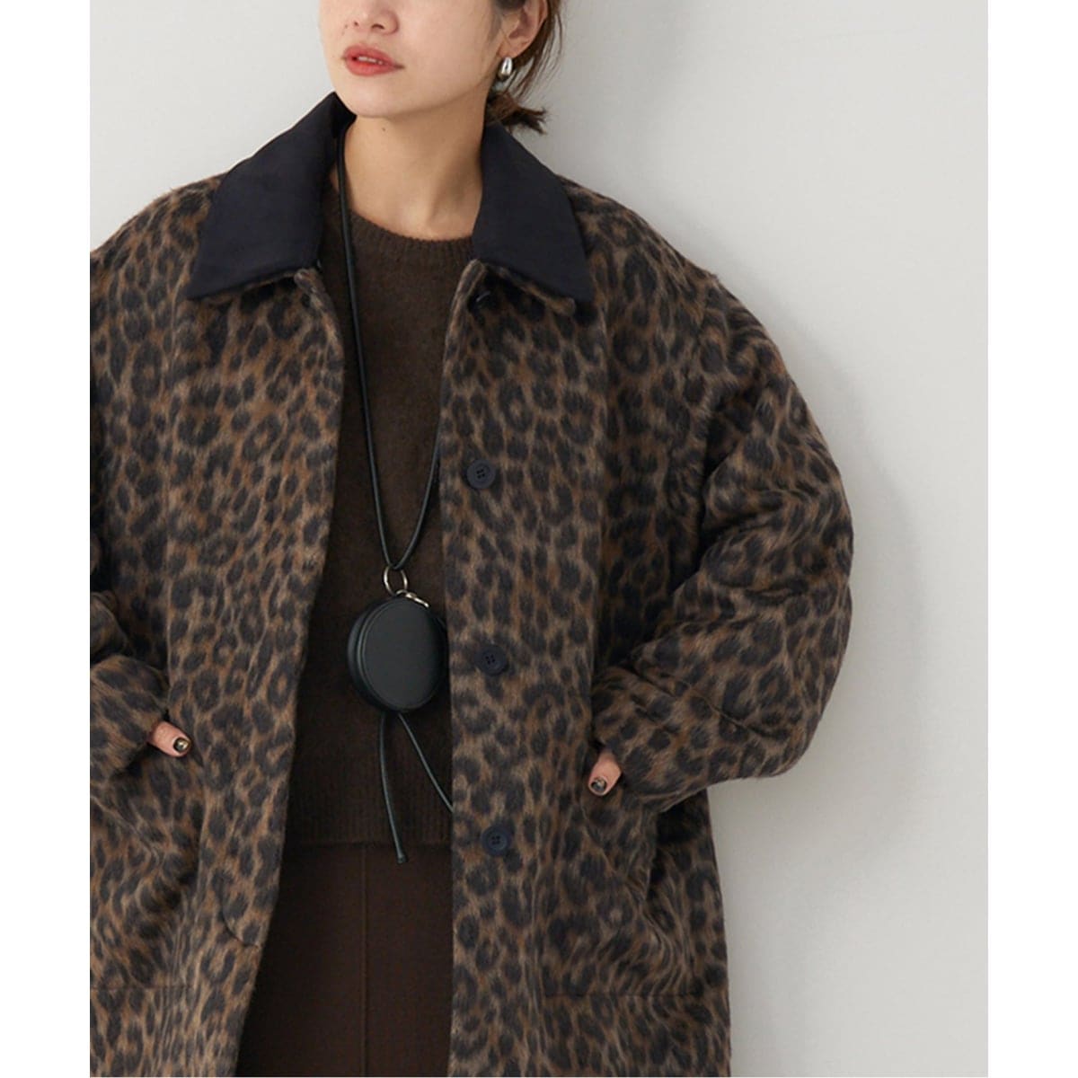 ジャーナルスタンダードスーパービーバーダブルロングコートブラック スーパー140ビーバーダブルロングコート | ジャーナル