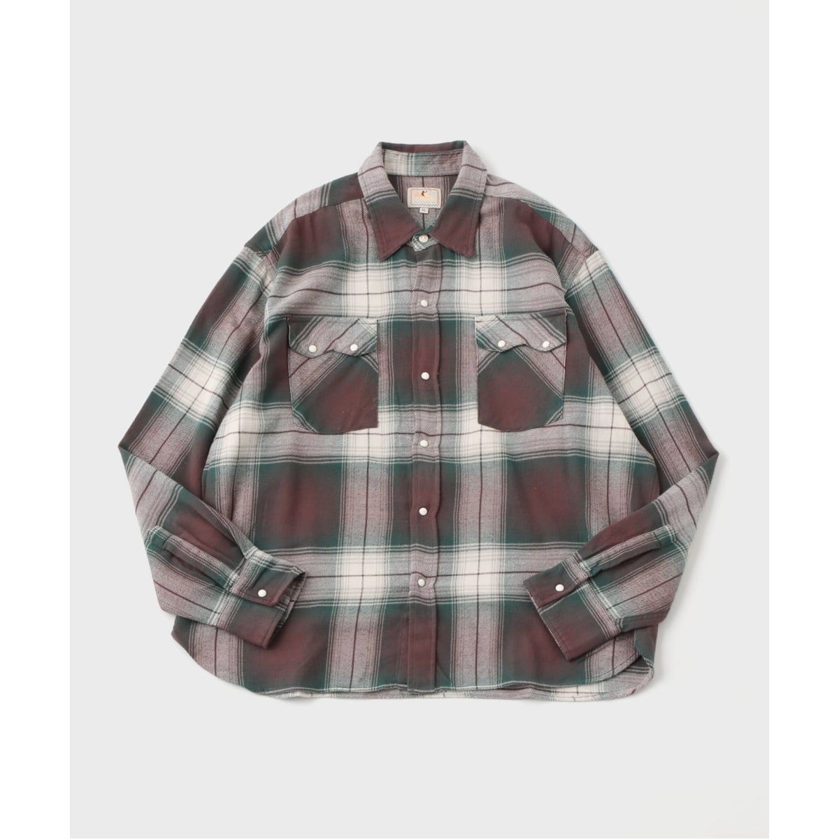 WYTHE NEW YORK ワイス ニューヨーク ネルシャツ WYTHE / ワイス Washed Flannel Pearlsnap Shirt | ジャーナル