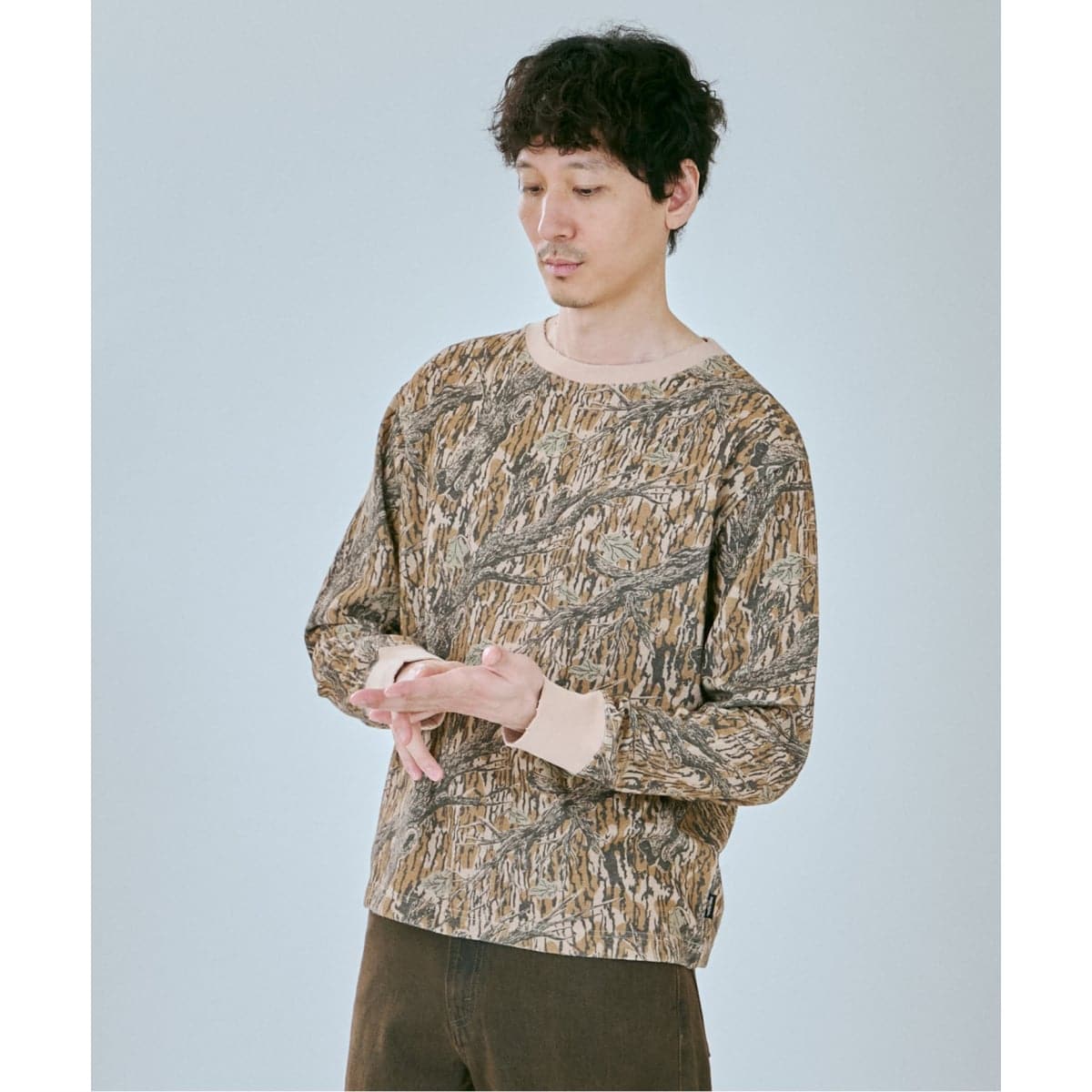 SHELTECH / シェルテック 別注 ウォーム サーマル プリント ロンT