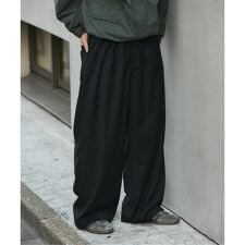 ジャーナルスタンダード(JOURNAL STANDARD)の《予約》TR モダン ツイル ワイド スラックス / ストライプ / 無地