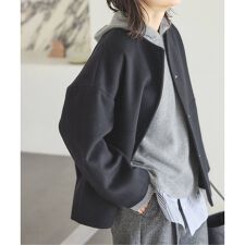 ジャーナルスタンダード(JOURNAL STANDARD)の《追加3》スーパー140ビーバーノーカラーショートコート