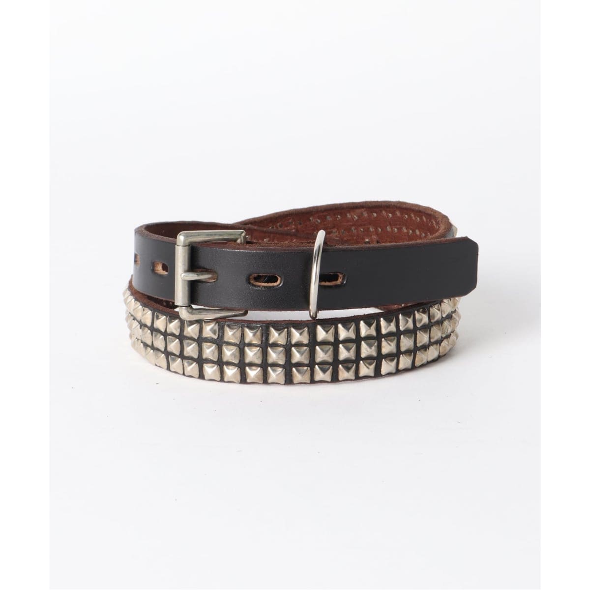 HTC(エイチティーシー) All Black Studs Belt Narrow | エディフィス