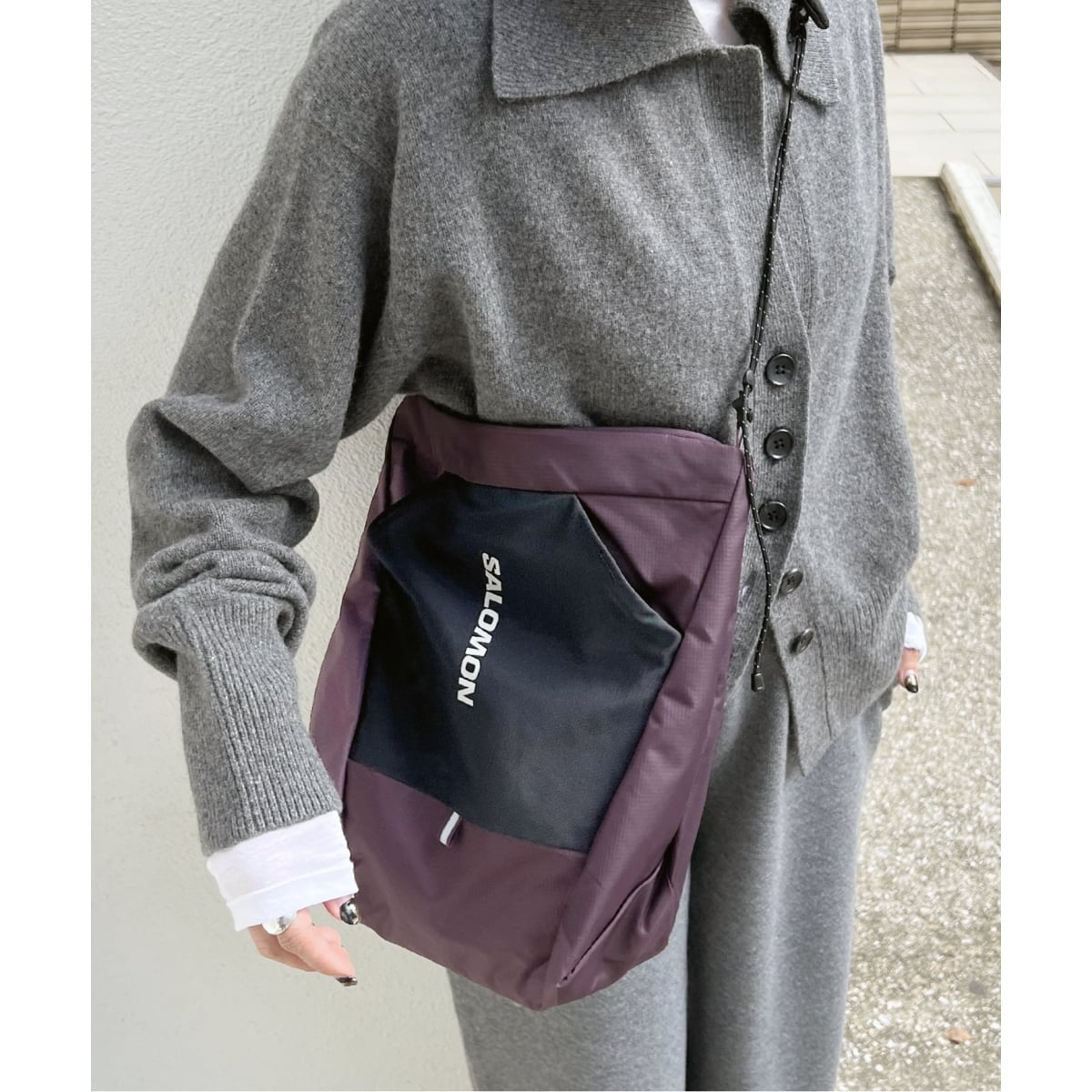 BAGS IN PROGRESS/バッグス イン プログレス】 FANNYPACK CROSSBO