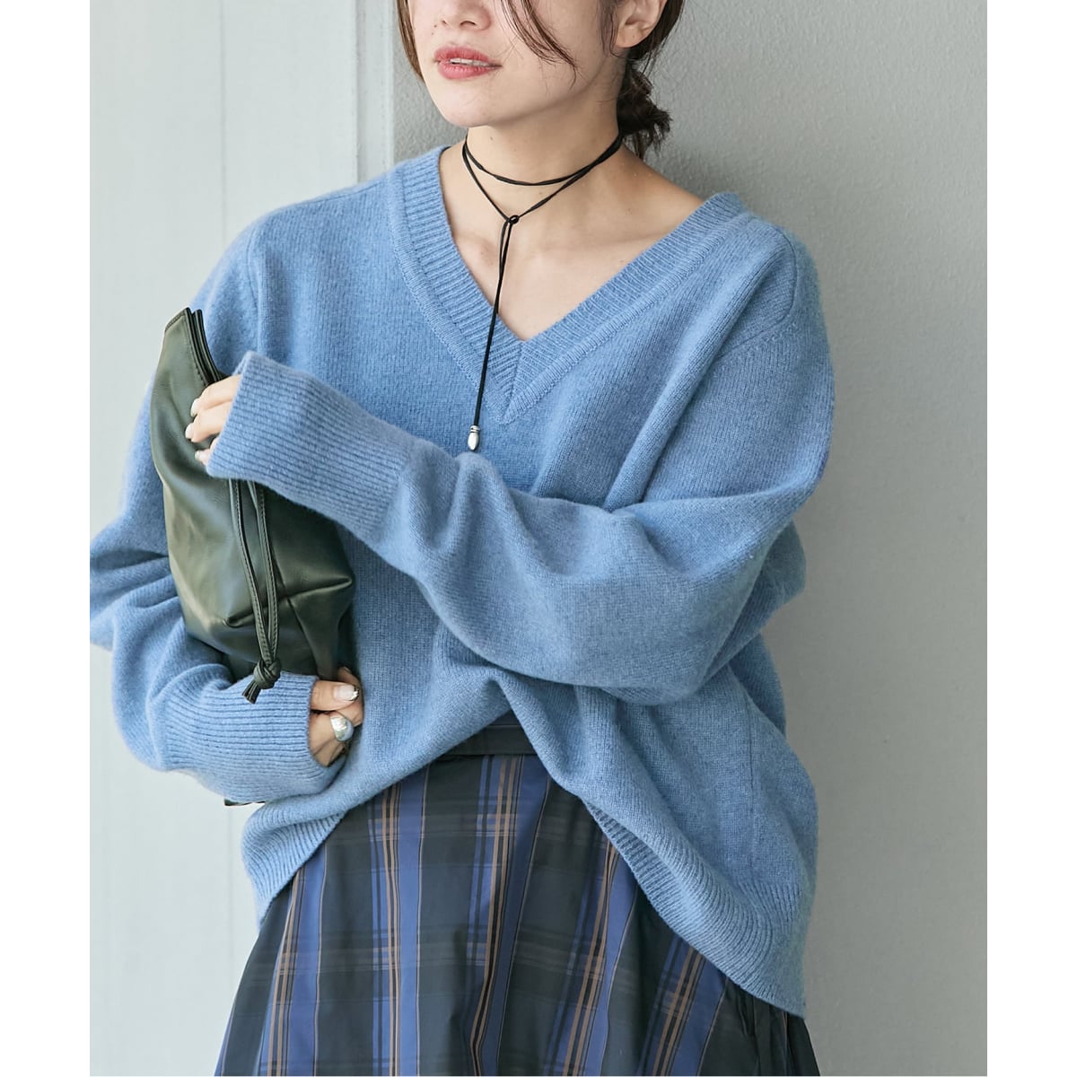 【美品】 ジャーナルスタンダード ストレッチニットV ネックプルオーバー 追加2》MUSIC Vネックプルオーバー | ジャーナルスタンダード(JOURNAL