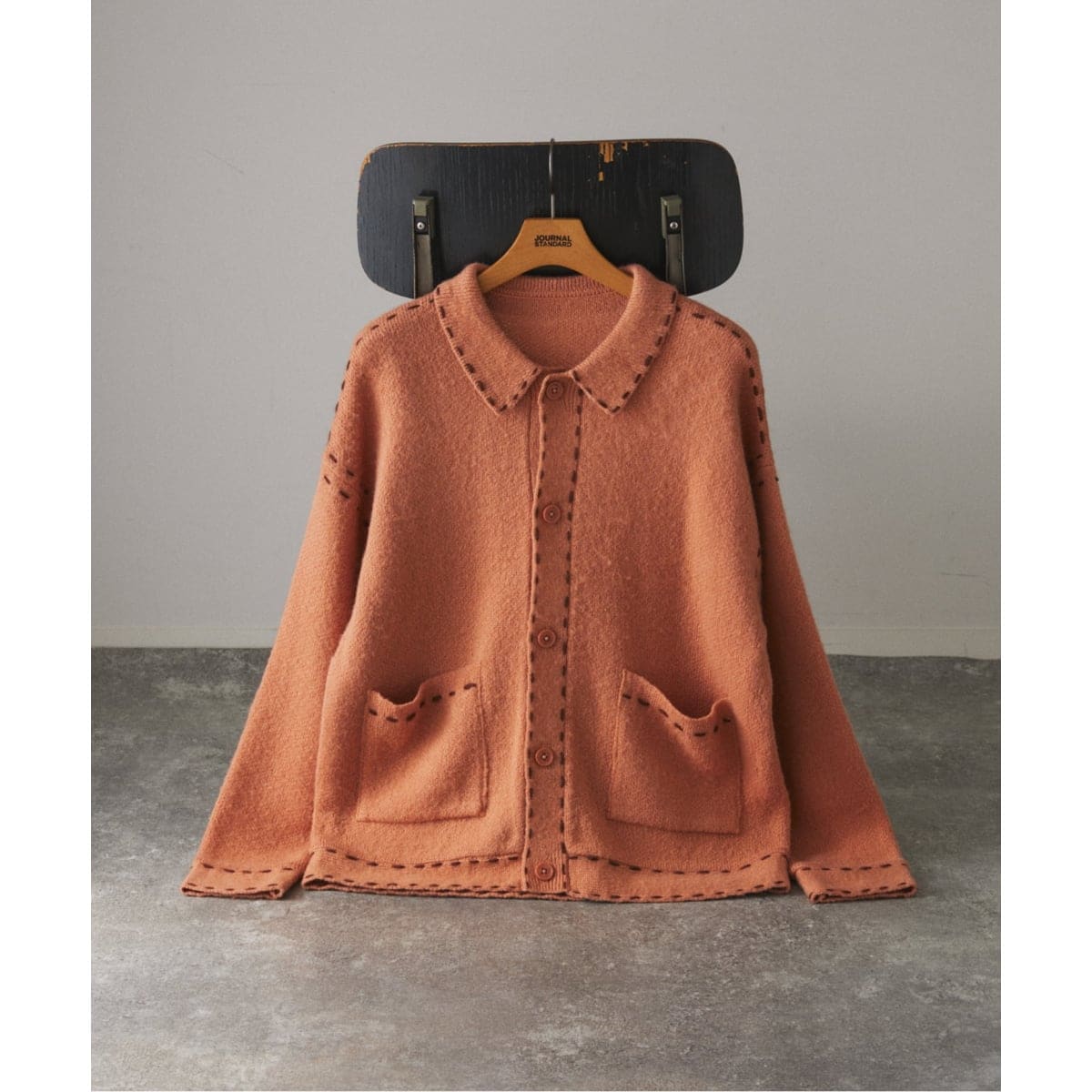 FRED PERRY / フレッドペリー】別注 Fluffy ニットカーディガン