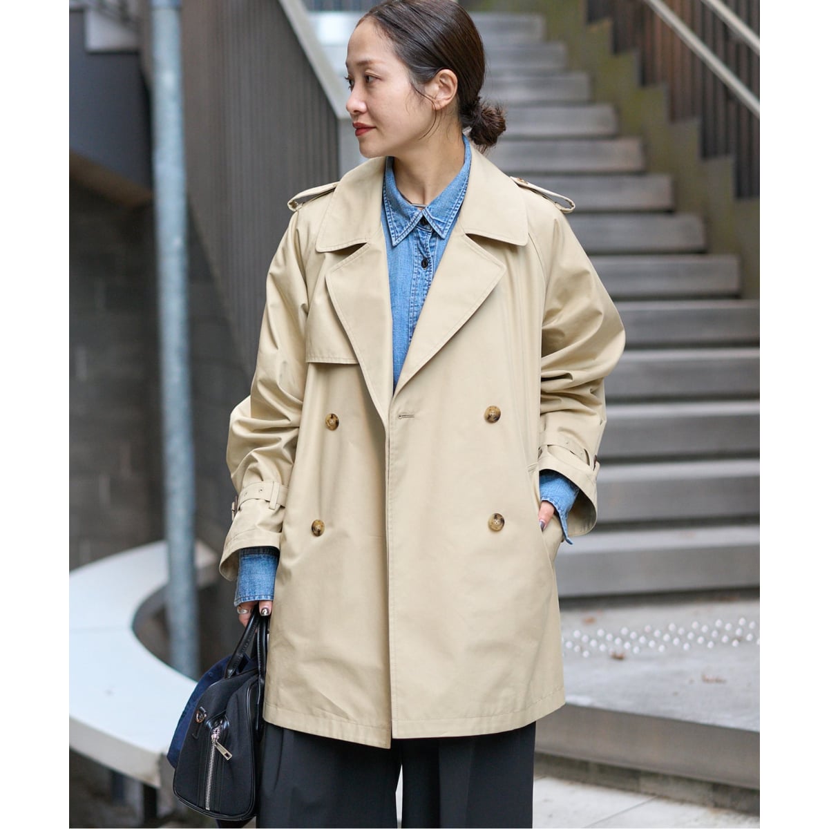 コットンダブルクロスハーフコート | ノーブル(Noble) | マルイウェブ