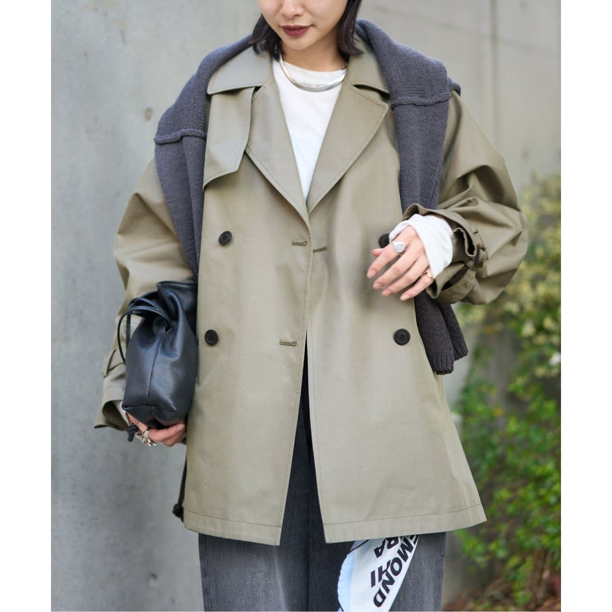 コットンダブルクロスハーフコート | ノーブル(Noble) | マルイウェブ