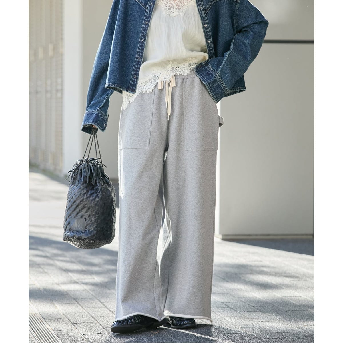 DROIT BELLO（ドロイトベロ）ワイドスウェットパンツ | ビーセカンド(B