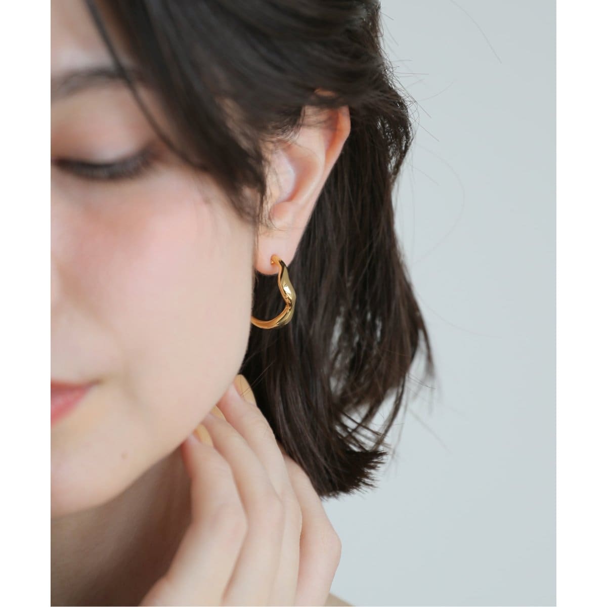 [�}���C]�yPHILIPPE AUDIBERT�zElrose earring brass g/�W���[�i���X�^���_�[�h�iJOURNAL STANDARD�j �S�[���h