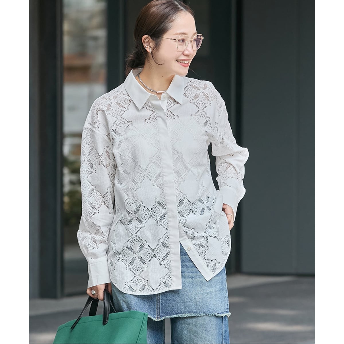 TOLIGHT×JOURNALSTANDARD】コード刺繍シャツ | ジャーナルスタンダード