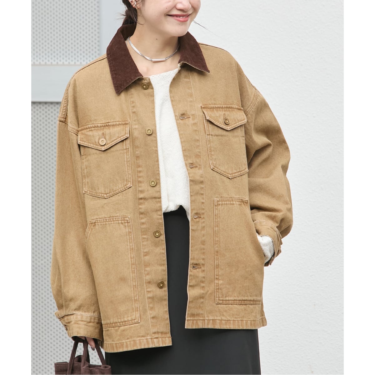 WEB限定・洗える】コットンソフトデニム ジャケット | ICB | マルイ