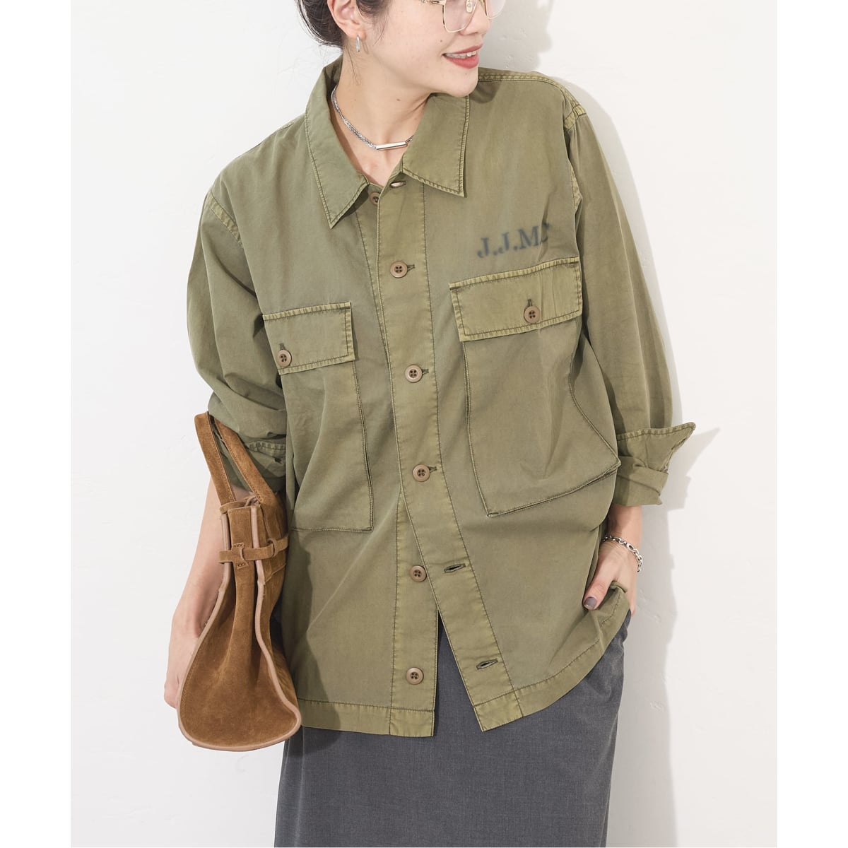 7.5ozデニム クロップトシャツ | コムサワードローブ(COMME CA