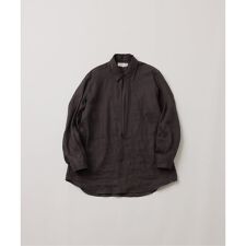 《予約》【FOLL / フォル】washed linen skipper shirt