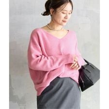 FOX WOOL 2WAY Vネックプルオーバー