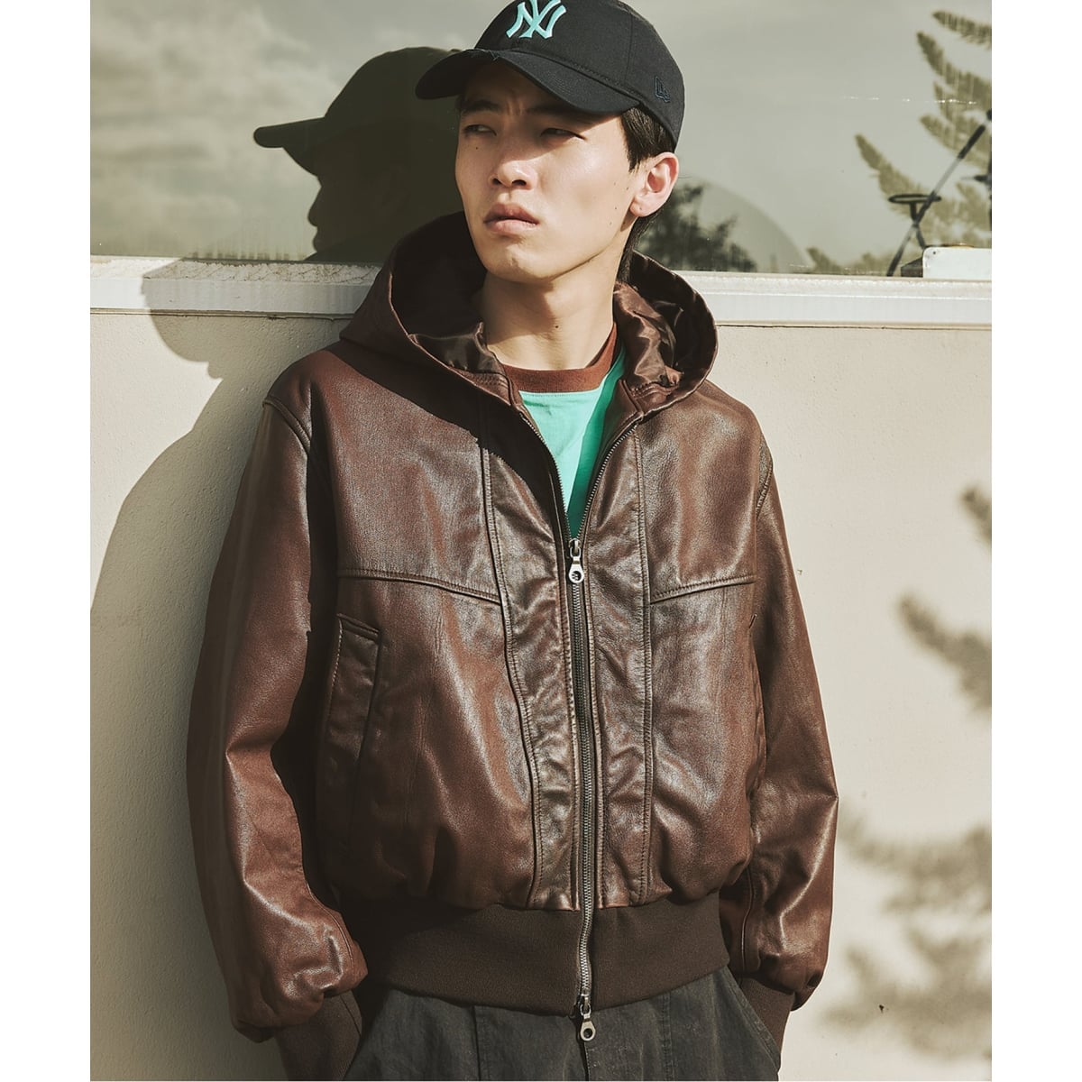 T*️様 ジャーナルスタンダード× スクーカム　バッファローレザージャケット　L ジャーナルスタンダード レリューム JOURNAL STANDARD relume SKOOKUM