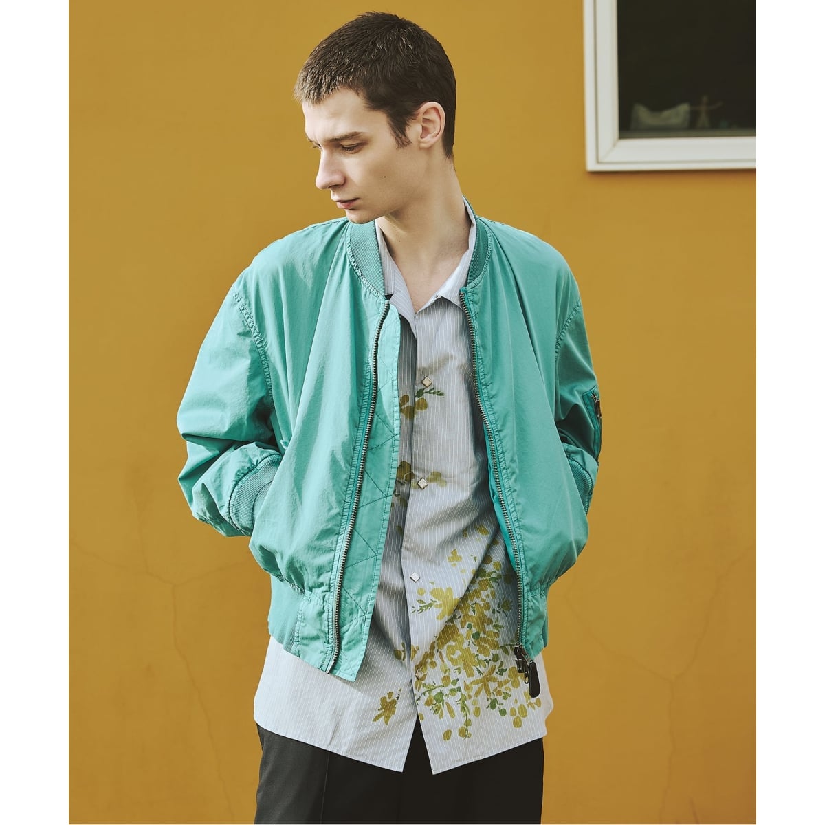 Schott / ショット】別注 LEATHER MA-1 | ジャーナルスタンダード