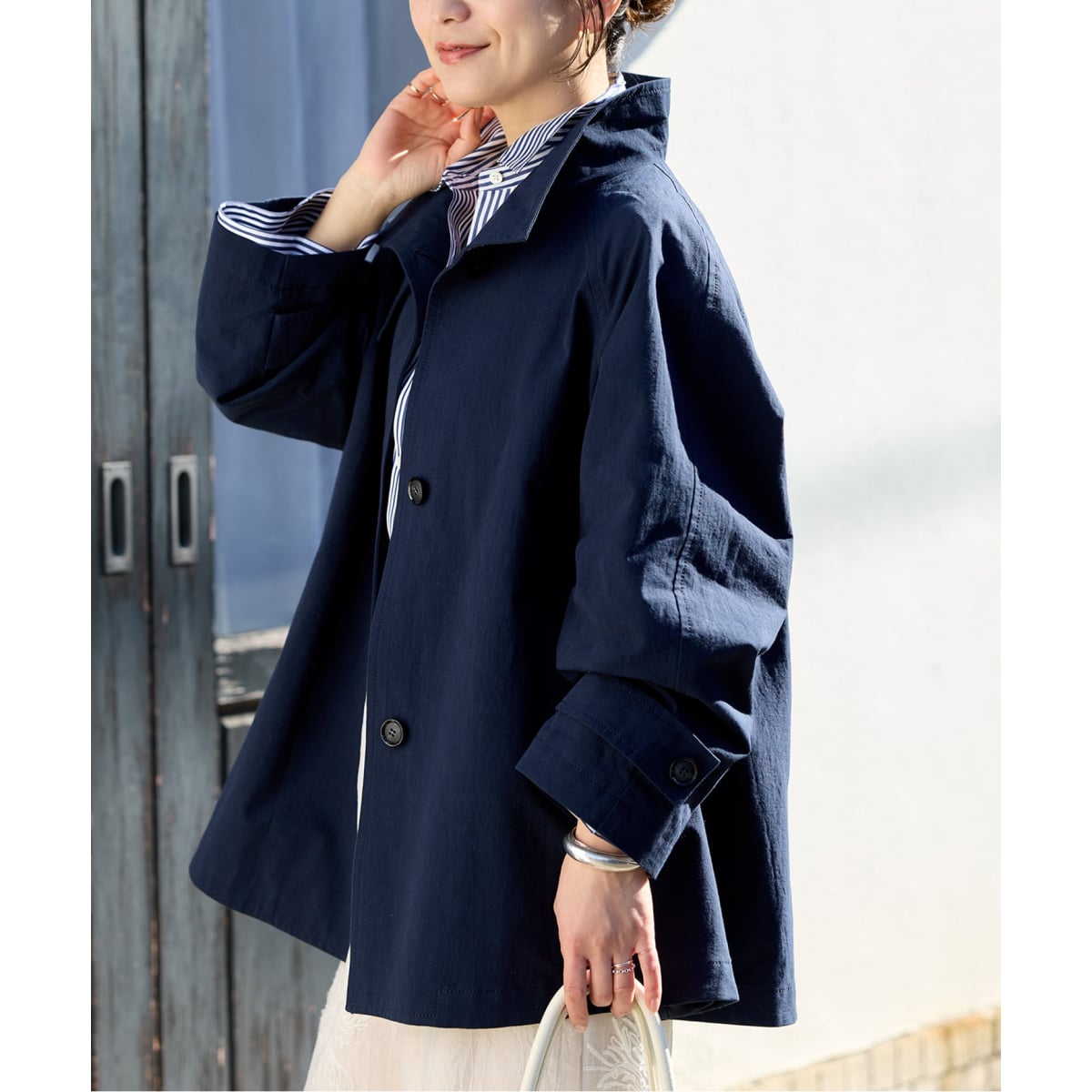 ドラマ着用》【サステナブル】MA-1ボアリバーシブルコート