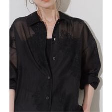 《追加予約》シアーレースビッグシャツ