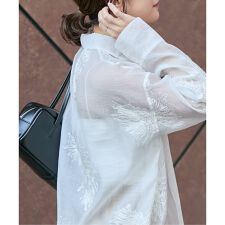 《追加予約》シアーレースビッグシャツ