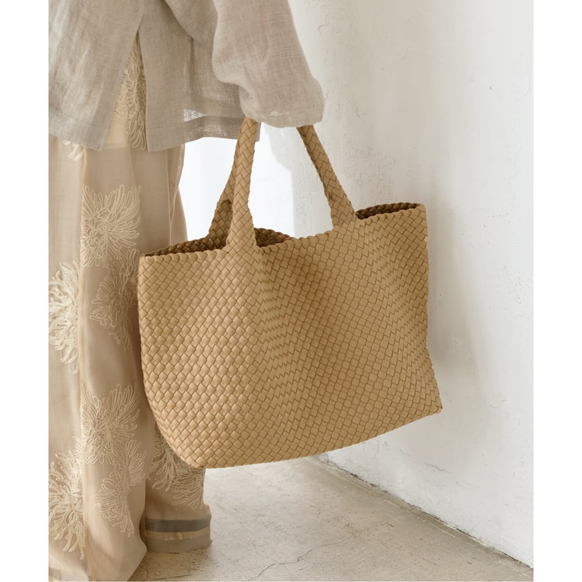 SOL and SELENE/ソル アンド セレーネ】PUFF TOTE BAG：トートバッグ