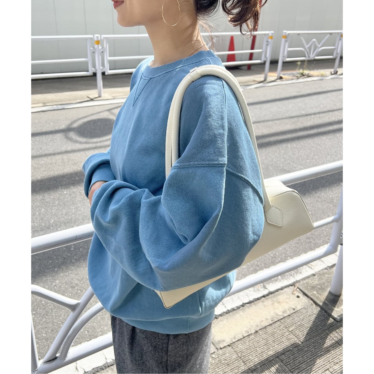 美品 完売品 JOURNAL STANDARD ガゼットオーバーFITスウェット 追加》【STAR＆STRIPE】 ガゼットツキオーバーFITスウェット