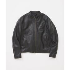 ウォッシュ シープ レザー シングル ライダース