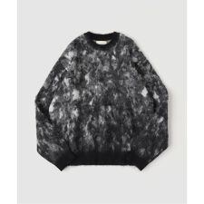 YOKE / ヨーク Kid Mohair Jacqurad Sweater