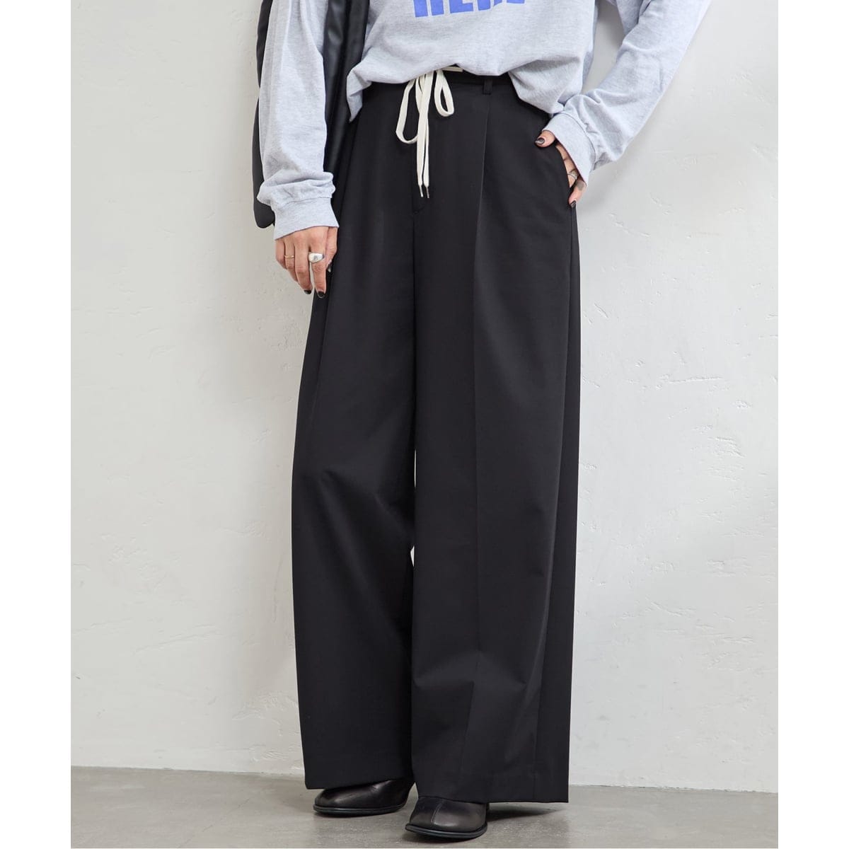 追加》Higuchi*S2WAYハイウエストパンツ | スピック＆スパン(Spick and