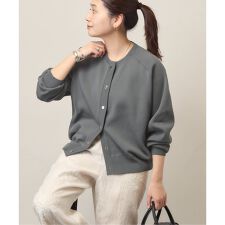 WASHABLE TEXBRID スナップカーディガン