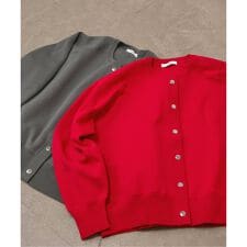 WASHABLE TEXBRID スナップカーディガン