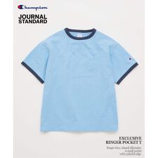 《予約》CHAMPION / チャンピオン 別注 リンガー  ポケチー Tシャツ