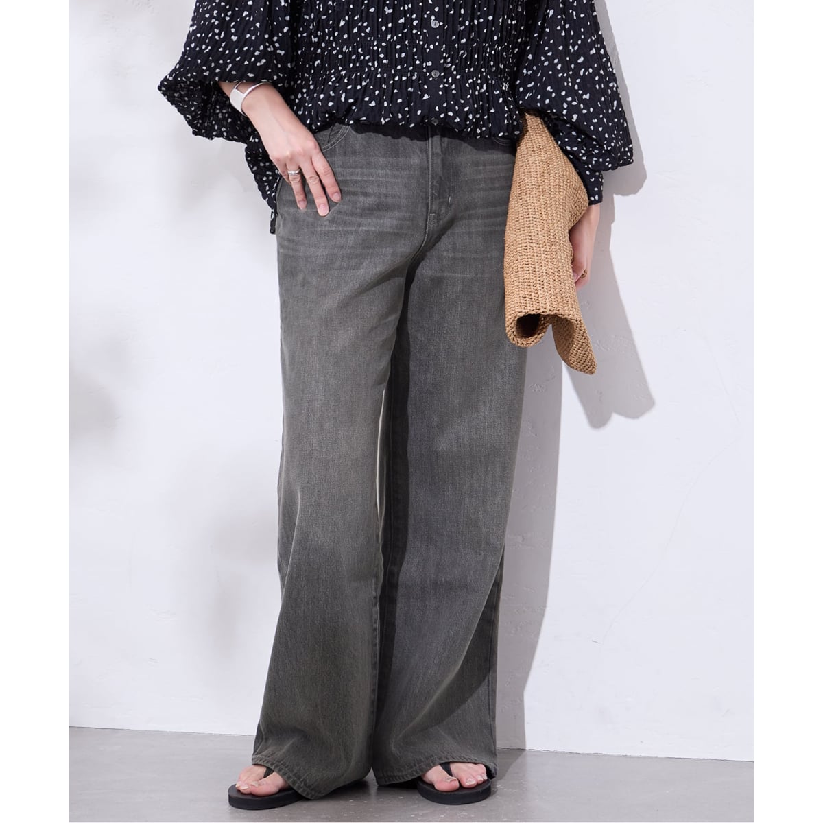 [�}���C]�s�ǉ��t12.5oz WIDE LEG DENIM/�W���[�i���X�^���_�[�h�iJOURNAL STANDARD�j �O���[B