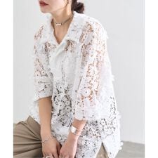 【LAYAS/レイヤーズ】LACE SKIPPERS/S P/O