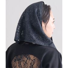 【LAYAS/レイヤーズ】 LACE TRIANGLE SCARF