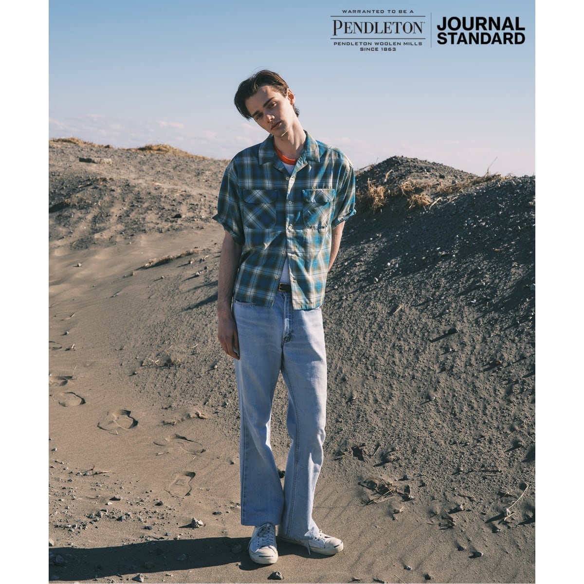 PENDLETON / ペンドルトン 別注 TR ツイル 半袖 オープンカラーシャツ