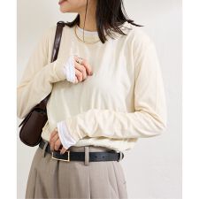 《追加2》クルーネックシアーロングTシャツ