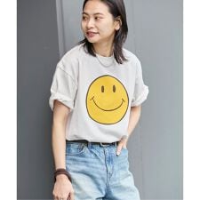 《予約》別注【HANDTEX/ハンドテックス】スマイルTEE