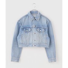 【HOLIDAY/ホリデイ】 DAMAGE DENIM PADDED SHOULDER JAC