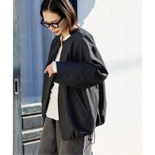 《追加》グログランノーカラーコクーンコート