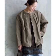 《追加》グログランノーカラーコクーンコート