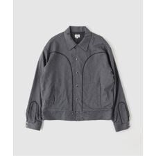 GOLD / ゴールド COTTON/SILK NEL WESTERN JACKET