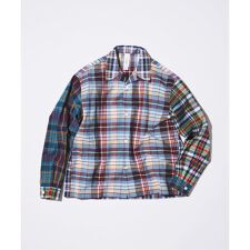 《予約》Niche. / ニッチ 別注 マドラスチェック オープンカラー シャツ