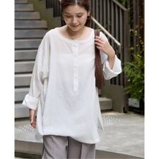 《追加予約》ソフトガーゼ2WAYビッグプルオーバー