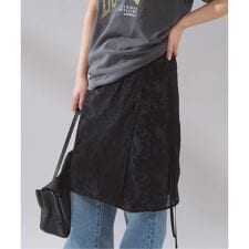 《予約》【osedit】エンブロイダリーオーガンジーラップスカート