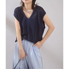 《予約》【osedit】WASHABLELINEN Vベスト